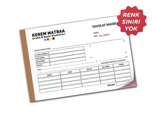 Makbuz, Sipariş Formu